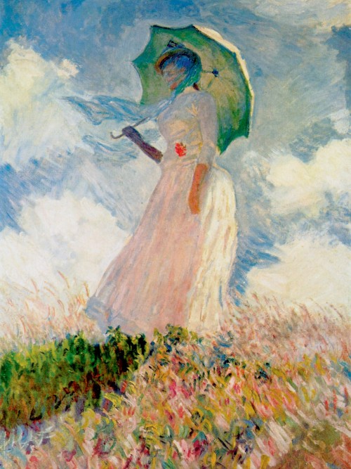 putarata-deactivated20151114:Claude Monet - The Woman with a Parasol (Suzanne Hoschedé).