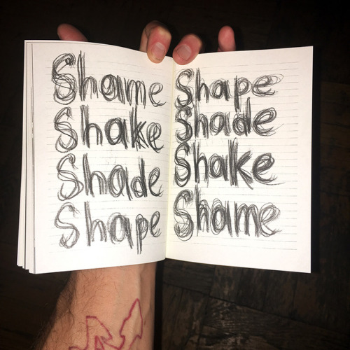 “Shake Shame” from my illustrated Straight to Hell edition, Pictures & Words 