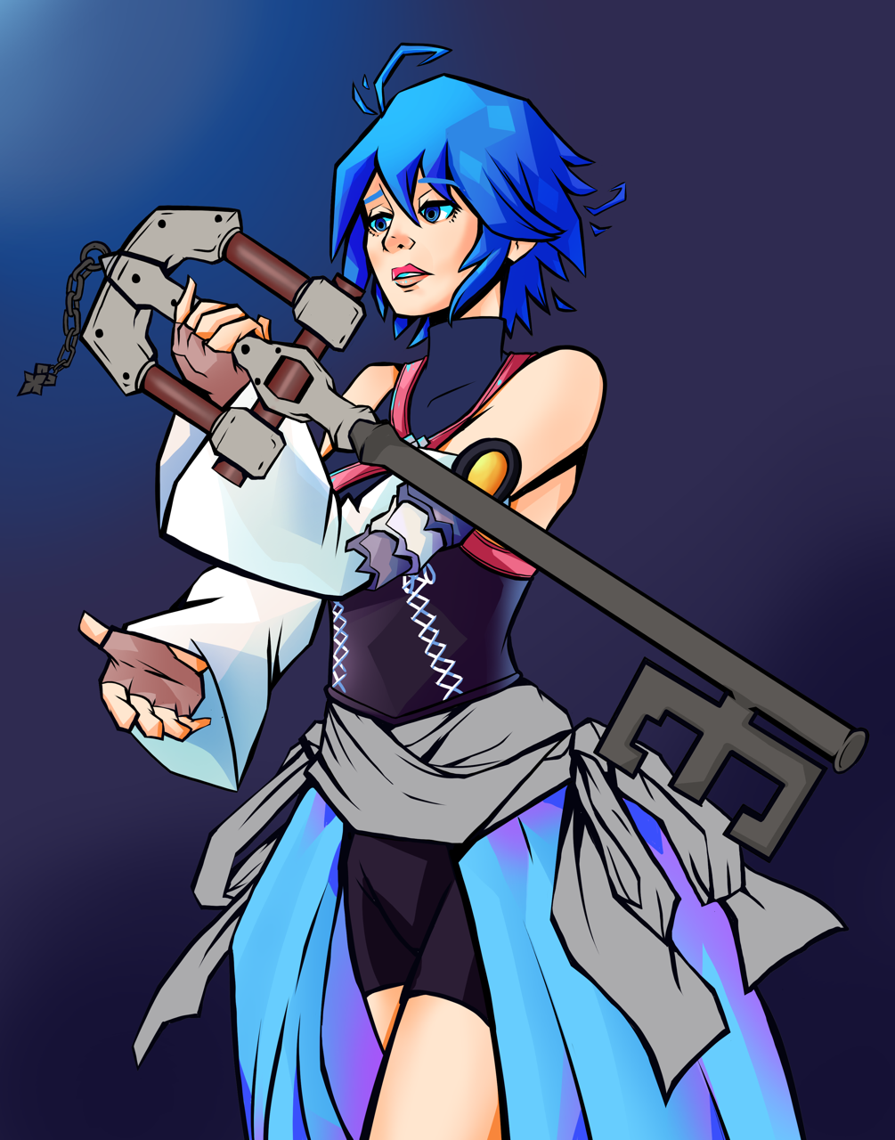 patmakesart:  Aqua deserves to be safe and happy 😭 I also included some of the