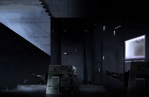 Star Wars - Millennium Falcon enters Death Star