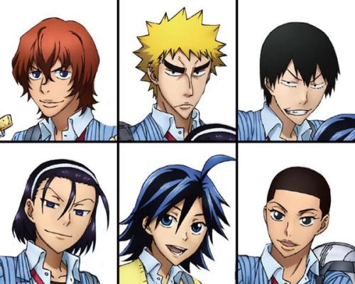 yowa-pedal:  tsukkiraffe:  I can not believe this  Ok but Manami with Fuku’s hair is 100% baby Naruto, and I’m pretty sure Fukutomi with Toudou’s hair is related to Snape…… 