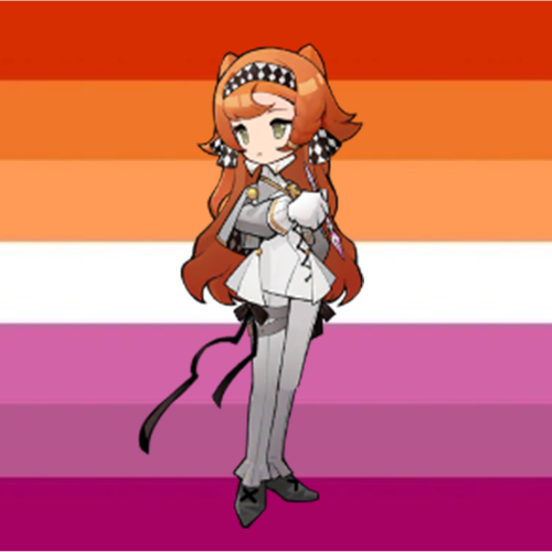 sonetto on a lesbian flag
