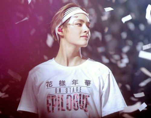 Taehyung and confetti ethereal afBless this aesthetic human being © to the owners