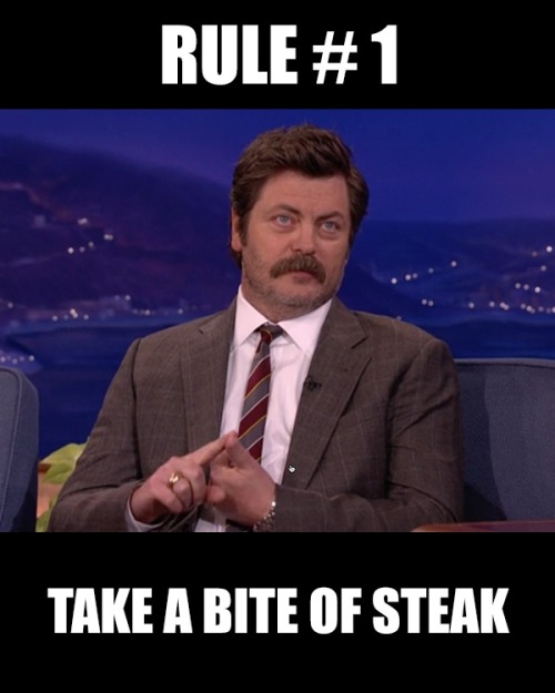 Porn tastefullyoffensive:  Nick Offerman’s Rules photos