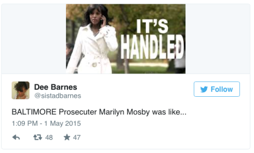micdotcom:  It only took a few minutes for Marilyn Mosby to become an Internet hero — but she absolutely deserves it.