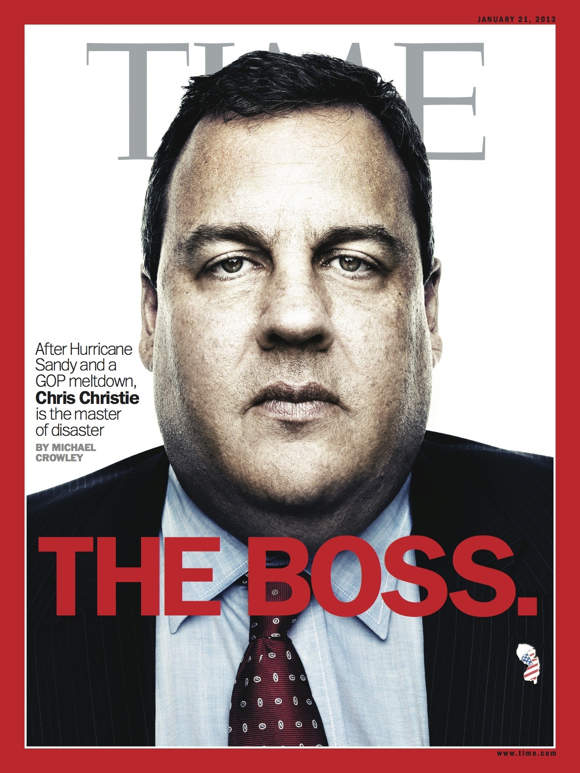 The latest issue of TIME, featuring New Jersey Governor Chris Christie and our cover story, ‘THE BOSS’, hits newsstands Friday.
Read the story HERE.