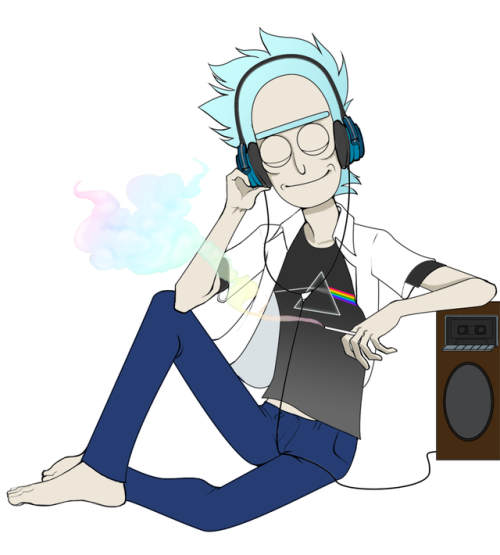 the-starry-citadel:
trashbagtatertots:
@left-handed-rick’s OC Rick from Take Me To Church
Just Dropped In (To See What Condition My Condition Was In) I love this so much Tater!. Look at R, enjoying music in his happy place and the colors of the smoke is so great and ugh. Yes. Thank you so much for drawing him!  –LHR #If you havent read TMTC do it #Mind blowing #Trashbag and their art fuck me up everytime  #In a good way