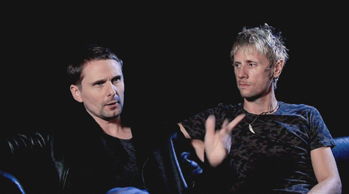 hyper-muse-music:MUSE | Interview 2016 (click on the gifs for Dom’s inner thoughts)