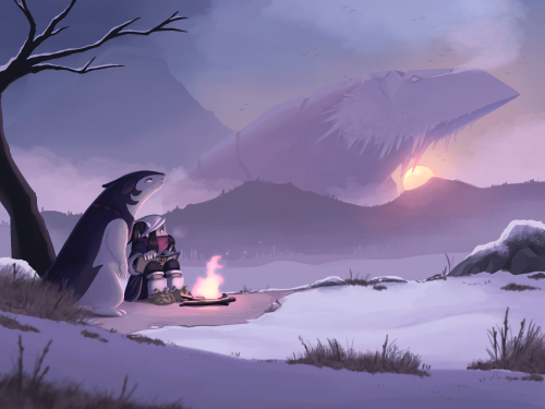 The Mountain Breathes Out Warm Air Too