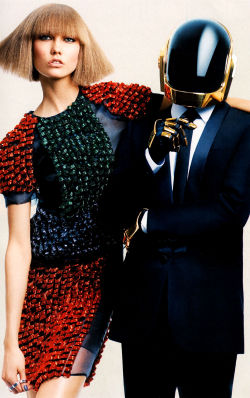 daftpunkhq:Karlie Kloss & Daft Punk Vogue