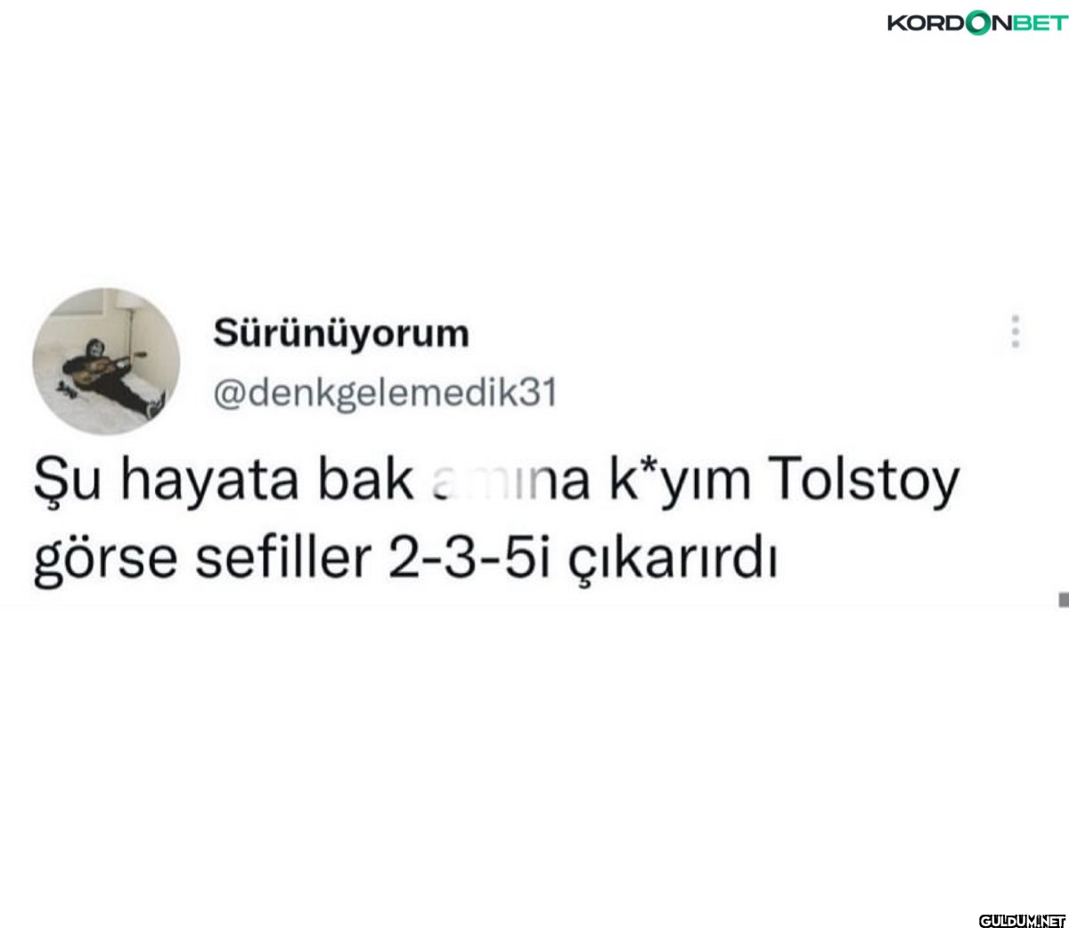 Sürünüyorum...