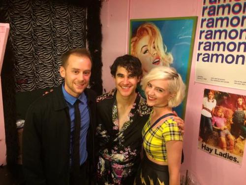 darrencriss-news-blog:thejoemoses: Yo @DarrenCriss is a fucking rockstar. W my love @tessanetting #d