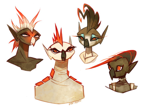 chicken-sketchies:Ah… good ol’e fish-bird peoples. I personally can’t imagine that all Xudarians loo