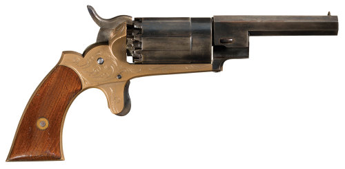 machiavellianfictionist: In 1859 John Walch patented a revolver design with a cylinder that would al