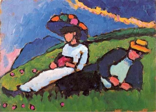 Jawlensky and Werefkin, 1908, Gabriele Munterhttps://www.wikiart.org/en/gabriele-munter/jawlensky-an