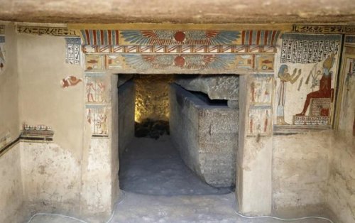 Ptolemaic-era tomb discovered in Upper Egypt’s SohagAn exceptionally well-painted Ptolemaic-era tomb