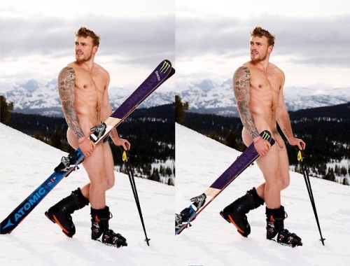 Gus Kenworthy naked on the slopes .