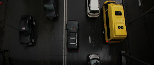 On a rainy highway