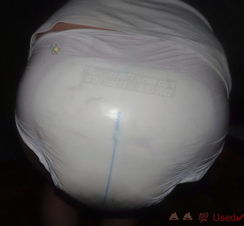 izzydl77: Day soaked diaper, after 12hrs of use changed to night thick booster(d) diaper. Good night