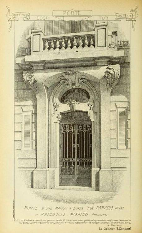 zhuanghongru:Early 20th Century Paris Art Nouveau Architecture Decoration