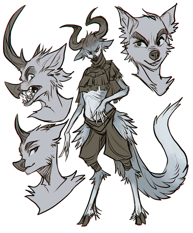 tetramera:Sketches! Many a dog.