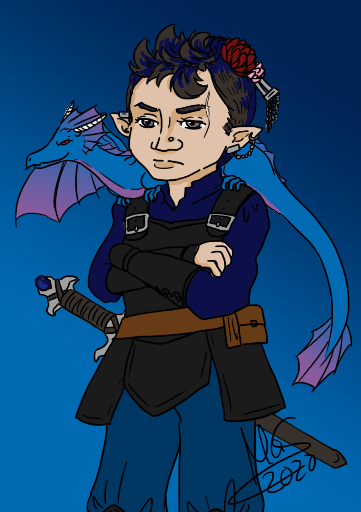 D D NPC Guildmaster Lavender Birdsong And Her Familiar LeokadiaRace D D NPC Guildmaster Lavender Birdsong And Her Familiar LeokadiaRace
