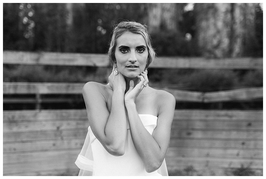 charleston wedding photography and caroline herrera fern dress at huspa plantation