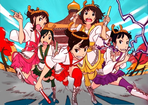 leseanthomas:  Illustrations from one of my favorites, GAINAX animator Ishizaki Toshio (AKA SUSHIO).  
