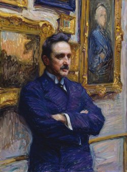 Portrait of Professor J.J.Tikkanen        -   Frans Wilhelm (Wilho) Sjöström , 1913