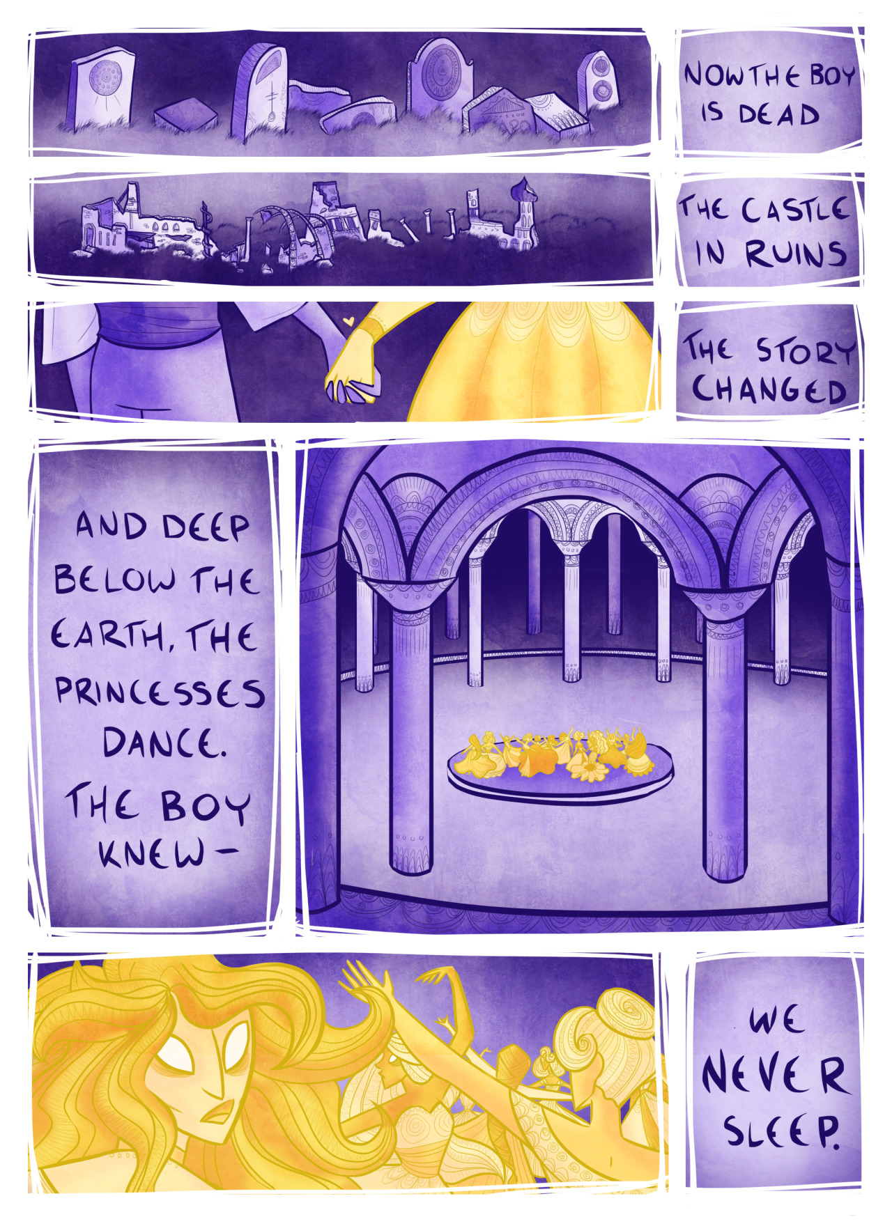 the twelve dancing princesses short story