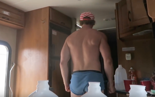 malecelebunderwear:  jjyaknow:  Logan Paul in underwear  The Paul brothers have been putting a fine shift in when it comes to underwear sightings recently.