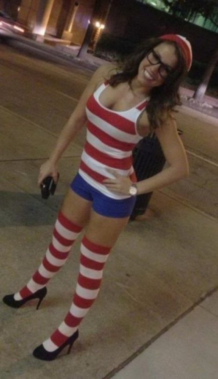 Worst.  Waldo.  Ever.  You’d never be able to hide that broad.  Never.