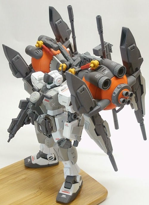 emberspiritx:  1/144 GM Juggler - Custom Build  Modeled by Syou 