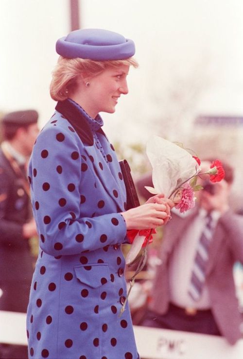Princess Diana + Polka Dots