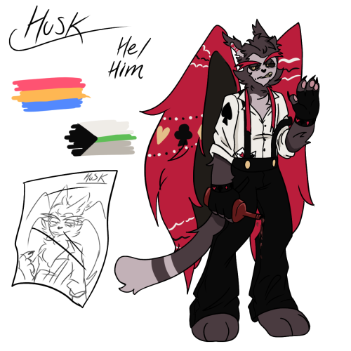 HAZBIN HOTEL REDESIGNS-Husk And Nifty