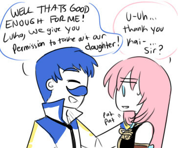 luka meets miku’s “parents”……(long post)               