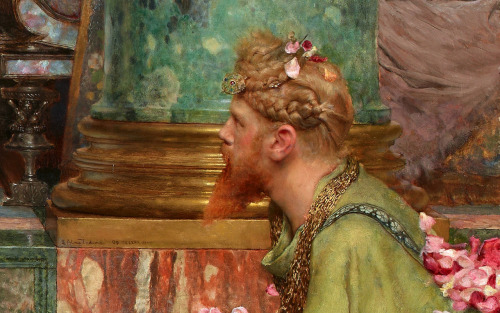 letheane: Sir Lawrence Alma-Tadema, ‘The Roses of Heliogabalus’ (&amp; Details)