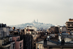 istillshootfilm:  Film Photo By: Marine Beccarelli  Paris, 2012 - Montmartre in the distance… Canon AE-1, Fujifilm 200 ISO Flickr.com | Cargo Collective 