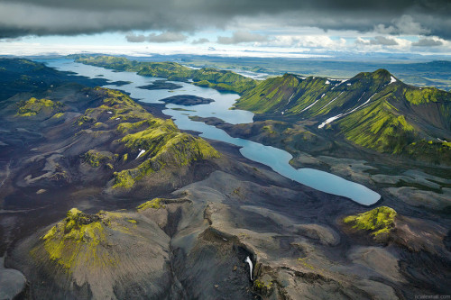 morethanphotography:Langisjor Aerial by AlexNail