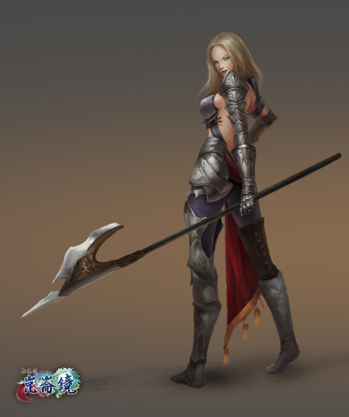  Character illustration for XuanYuan Sword (Mirror of Sanctity)Daniel Lee https://www.artstation.c