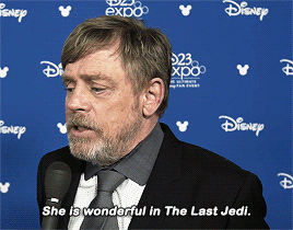 lunadiego:Mark Hamill talks Disney Legend award, Carrie Fisher at D23 Expo 2017