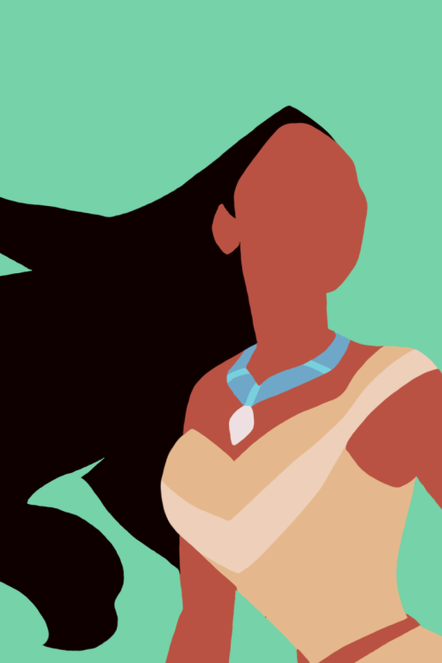Minimalist Phone Backgrounds❧Pocahontas, she goes wherever the wind takes her