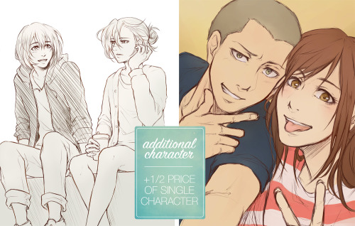 dreamxxdream:Hi lovelies (๑•͈ᴗ•͈) I’ve decided to open commissions at last! This is my first time doing this kind of thing seriously and I’m a bit nervous… Please be patient with me (p_q)About commissions:Payment via Paypal only and before