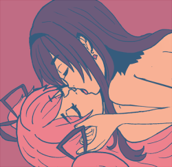 I&rsquo;ll draw some of those ideas later, but here&rsquo;s some makeout time! Yay! Madohomu tongue slurping