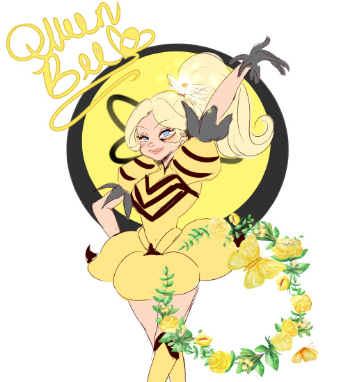 mikoriin:so in my au chloe is queen bee but shes a villain, one of hawkmoths minions (which i still 