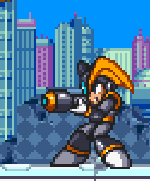 pixelclash:  bass - Mega Man 7 (Capcom - SNES - 1995) 