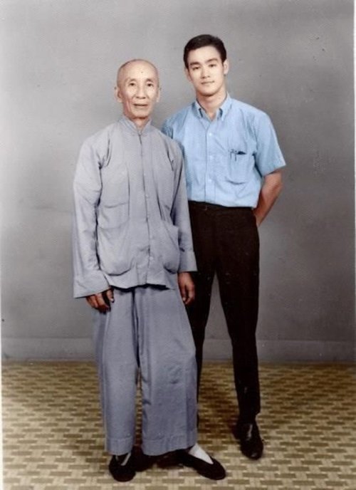 Bruce Lee with his master, Ip Man circa 1960s. porn pictures