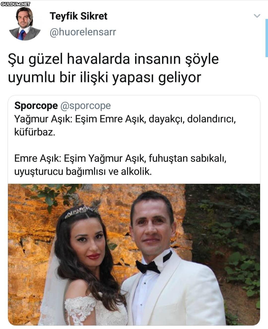 Yağmur Aşık: Eşim Emre...