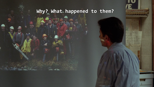 storybycorey: thetvmouse: HE INSERTED A BLANK SLIDE JUST TO MAKE HIS DRAMATIC-ASS POINT Mulder proba