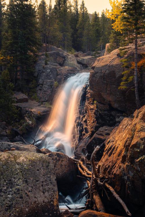 oneshotolive:  Alberta Falls, Rocky Mountain National Park, Colorado. OC. [1200x1800] 📷: Syrah_volution 